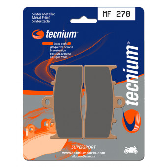 Plaquettes de frein moto Tecnium Tecnium MF278 mtal fritt