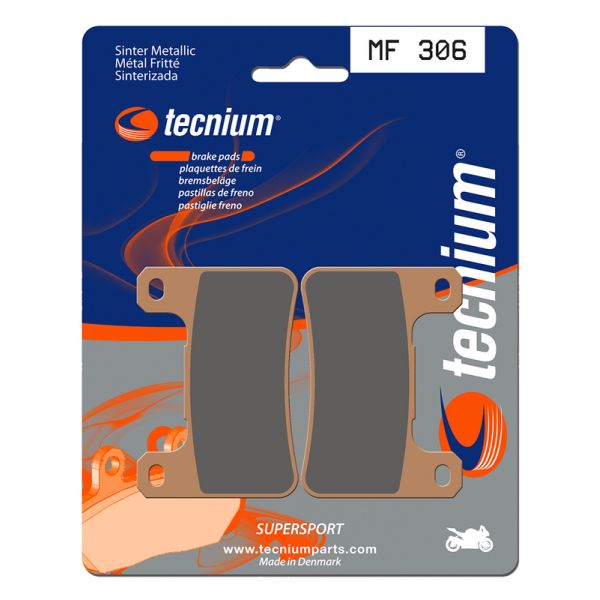 Plaquettes de frein moto Tecnium Tecnium MF306 mtal fritt