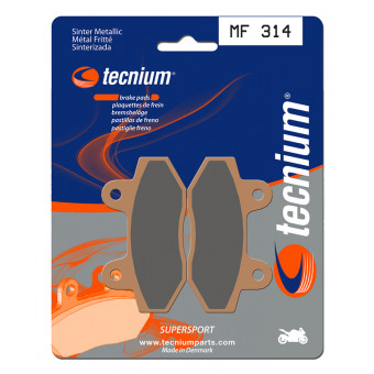Plaquettes de frein moto Tecnium Tecnium MF314 mtal fritt
