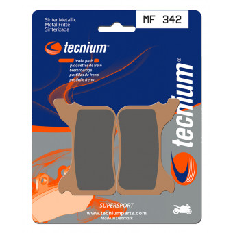 Plaquettes de frein moto Tecnium Tecnium MF342 mtal fritt