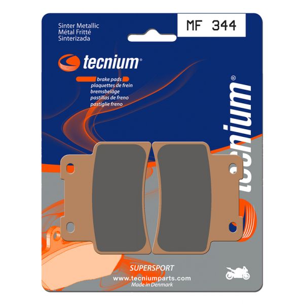 Plaquettes de frein moto Tecnium Tecnium MF344 mtal fritt