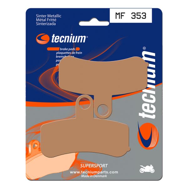 Plaquettes de frein moto Tecnium Tecnium MF353 métal fritté Plaquettes de frein moto Tecnium Tecnium MF353 métal fritté