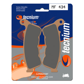 Plaquettes de frein moto Tecnium Tecnium MF434 métal fritté Plaquettes de frein moto Tecnium Tecnium MF434 métal fritté