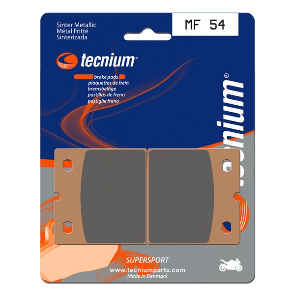 Plaquettes de frein moto Tecnium Tecnium MF54 mtal fritt