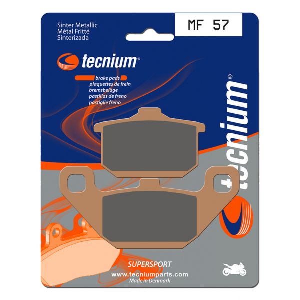 Plaquettes de frein moto Tecnium Tecnium MF57 mtal fritt