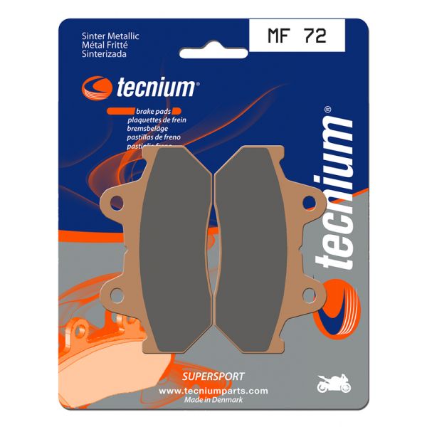 Plaquettes de frein moto Tecnium Tecnium MF72 mtal fritt