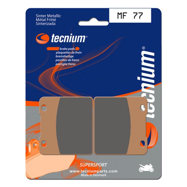 Plaquettes de frein moto Tecnium Tecnium MF77 mtal fritt