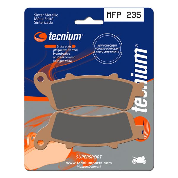Plaquettes de frein moto Tecnium Tecnium MFP235 m�tal fritt�