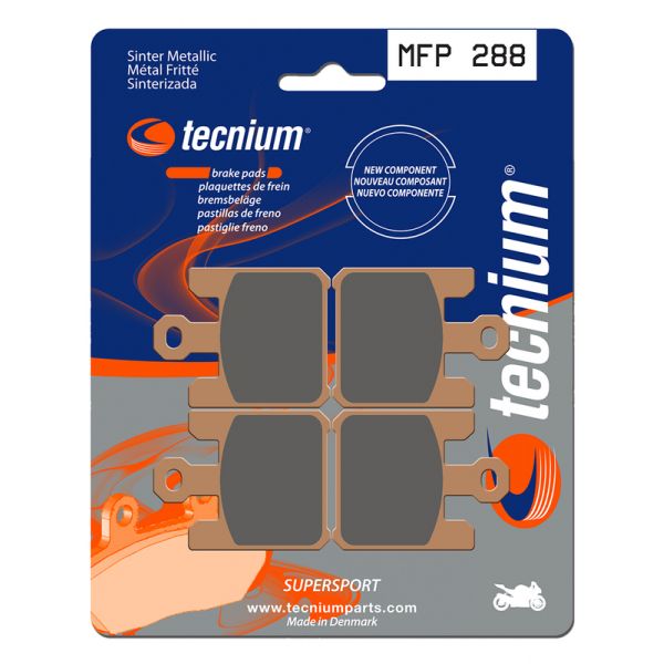 Plaquettes de frein moto Tecnium Tecnium MFP288 mtal fritt