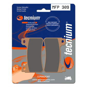 Plaquettes de frein moto Tecnium Tecnium MFP309 métal fritté