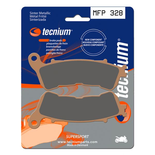 Plaquettes de frein moto Tecnium Tecnium MFP328 m�tal fritt�