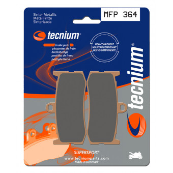 Plaquettes de frein moto Tecnium Tecnium MFP364 métal fritté