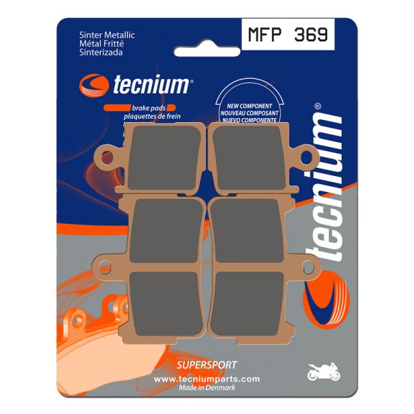 Plaquettes de frein moto Tecnium Tecnium MFP369 mtal fritt