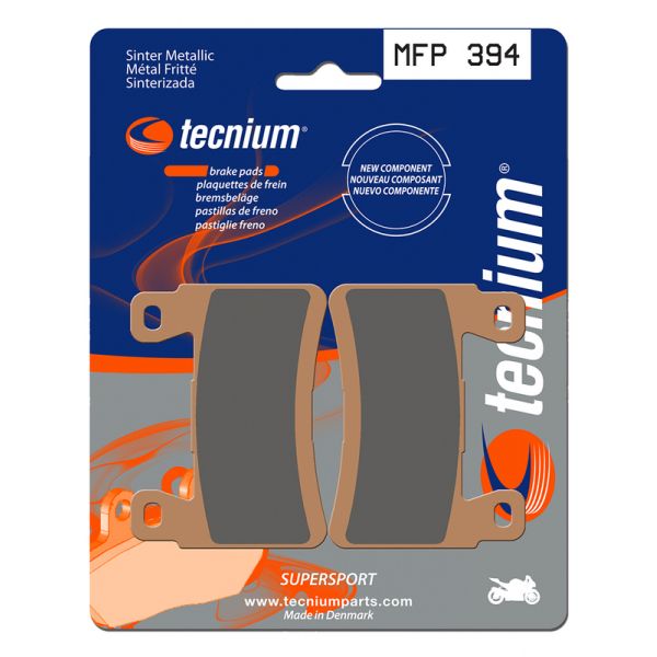 Plaquettes de frein moto Tecnium Tecnium MFP394 m�tal fritt�