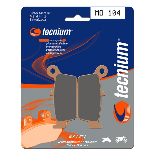 Plaquettes de frein moto Tecnium Tecnium MO104 mtal fritt