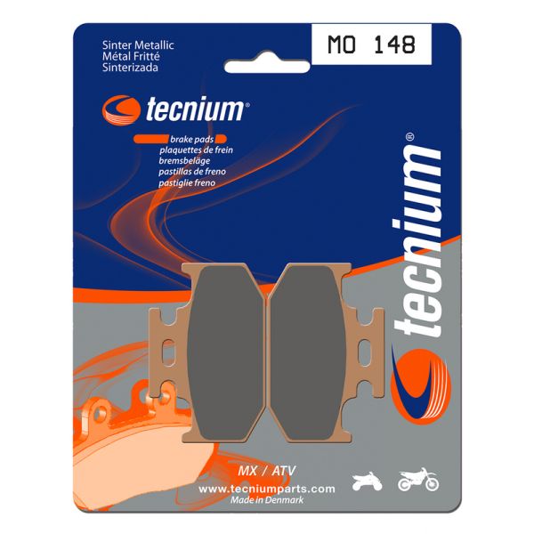 Plaquettes de frein moto Tecnium Tecnium MO148 métal fritté Plaquettes de frein moto Tecnium Tecnium MO148 métal fritté