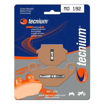 Plaquettes de frein moto Tecnium Tecnium MO192 mtal fritt