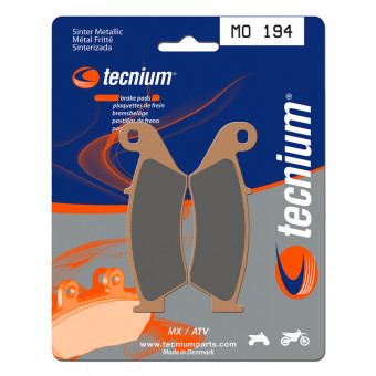 Plaquettes de frein moto Tecnium Tecnium MO194 mtal fritt