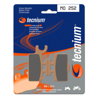 Plaquettes de frein moto Tecnium Tecnium MO252 mtal fritt