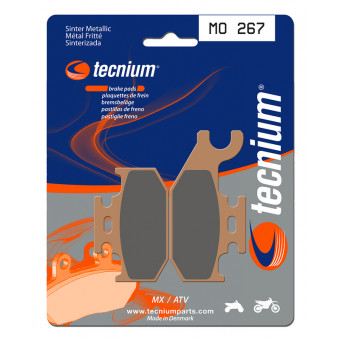 Plaquettes de frein moto Tecnium Tecnium MO267 mtal fritt
