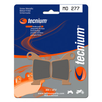 Plaquettes de frein moto Tecnium Tecnium MO277 mtal fritt