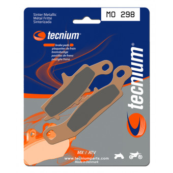 Plaquettes de frein moto Tecnium Tecnium MO298 mtal fritt
