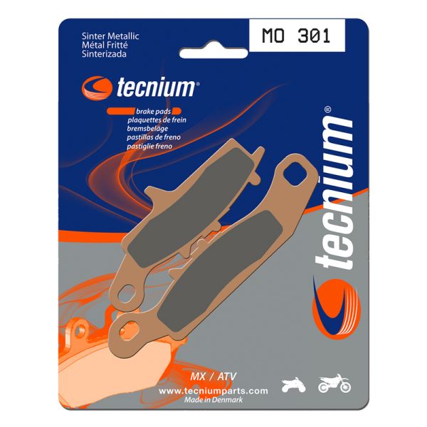 Plaquettes de frein moto Tecnium Tecnium MO301 métal fritté Plaquettes de frein moto Tecnium Tecnium MO301 métal fritté