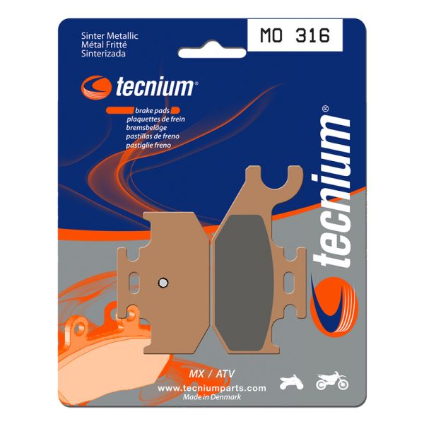 Plaquettes de frein moto Tecnium Tecnium MO316 mtal fritt