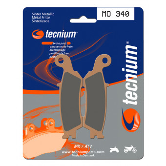 Plaquettes de frein moto Tecnium Tecnium MO340 métal fritté Plaquettes de frein moto Tecnium Tecnium MO340 métal fritté