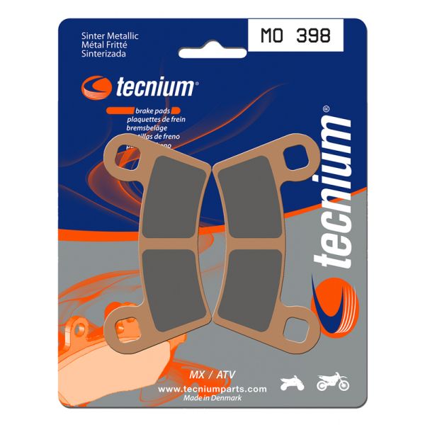 Plaquettes de frein moto Tecnium Tecnium MO398 mtal fritt