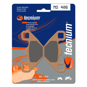 Plaquettes de frein moto Tecnium Tecnium MO406 mtal fritt
