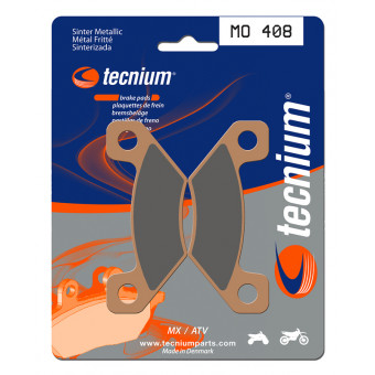 Plaquettes de frein moto Tecnium Tecnium MO408 mtal fritt