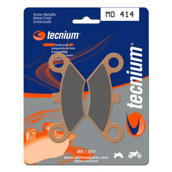Plaquettes de frein moto Tecnium Tecnium MO414 métal fritté