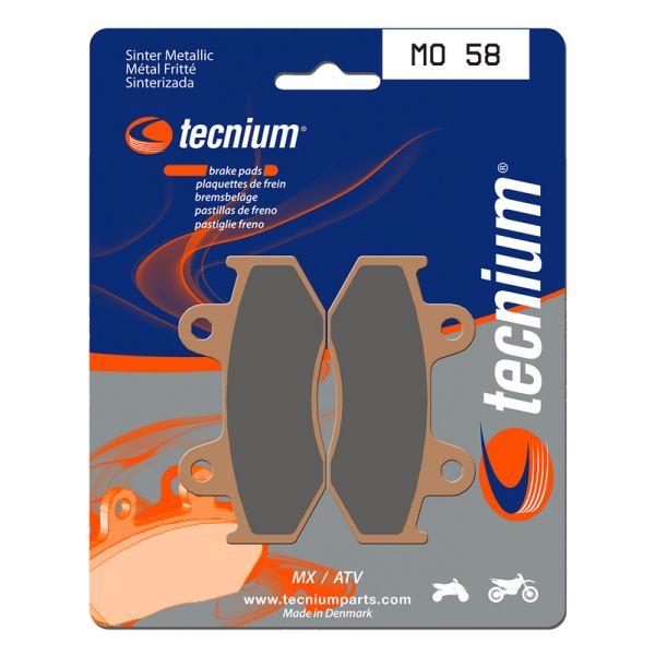 Plaquettes de frein moto Tecnium Tecnium MO58 mtal fritt