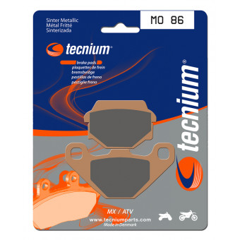 Plaquettes de frein moto Tecnium Tecnium MO86 mtal fritt
