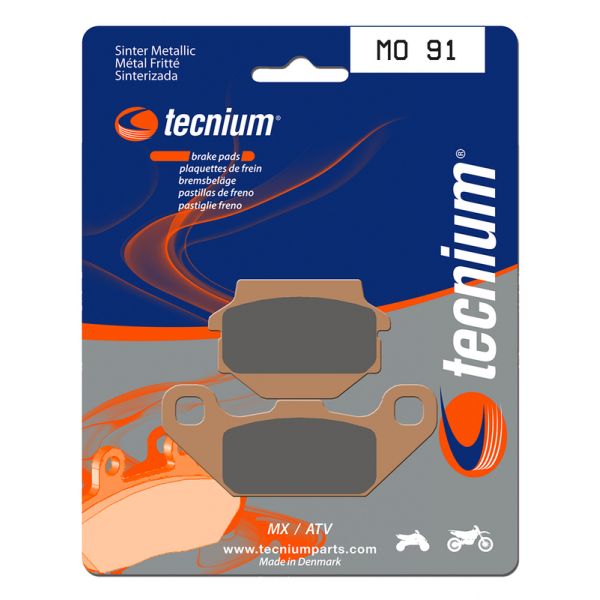 Plaquettes de frein moto Tecnium Tecnium MO91 m�tal fritt�