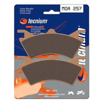 Plaquettes de frein moto Tecnium Tecnium MOA257 mtal fritt