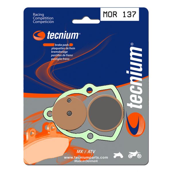 Plaquettes de frein moto Tecnium Tecnium MOR137 m�tal fritt�