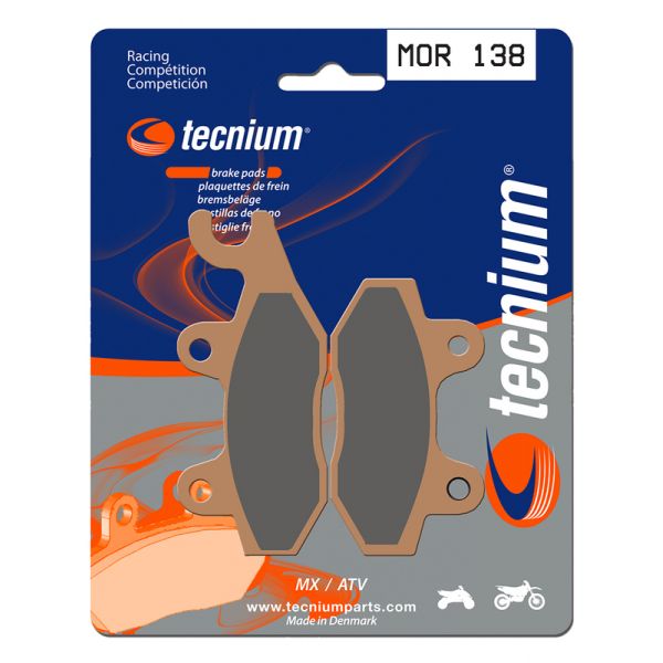 Plaquettes de frein moto Tecnium Tecnium MOR138 mtal fritt