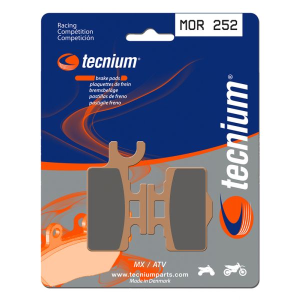 Plaquettes de frein moto Tecnium Tecnium MOR252 mtal fritt