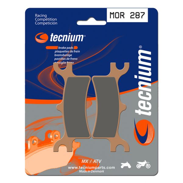 Plaquettes de frein moto Tecnium Tecnium MOR287 mtal fritt
