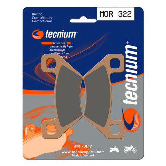 Plaquettes de frein moto Tecnium Tecnium MOR322 mtal fritt