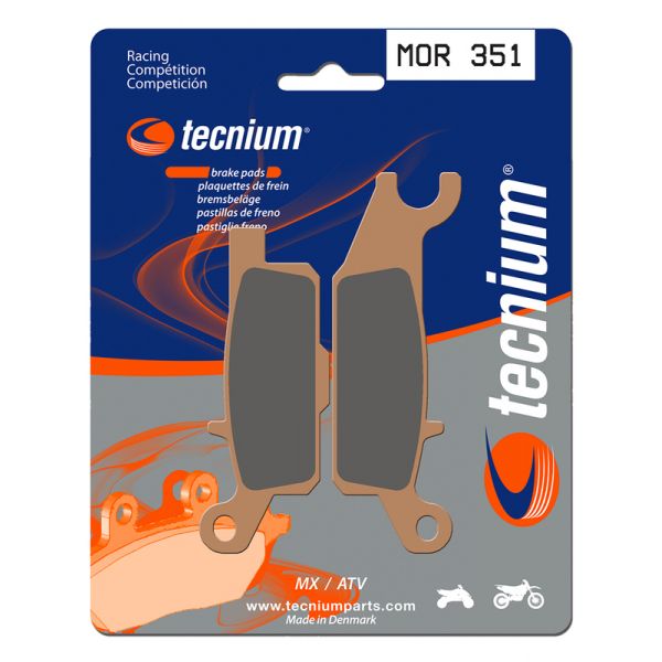 Plaquettes de frein moto Tecnium Tecnium MOR351 m�tal fritt�
