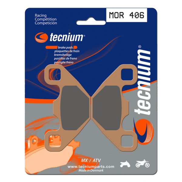 Plaquettes de frein moto Tecnium Tecnium MOR406 mtal fritt