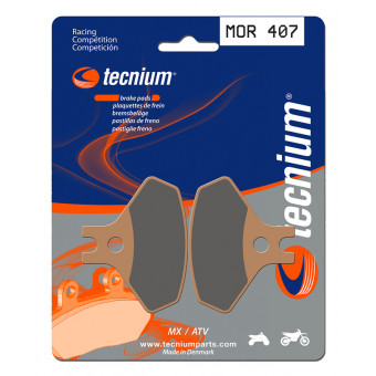 Plaquettes de frein moto Tecnium Tecnium MOR407 métal fritté Plaquettes de frein moto Tecnium Tecnium MOR407 métal fritté