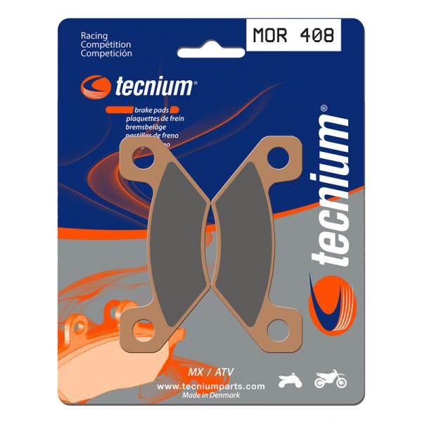 Plaquettes de frein moto Tecnium Tecnium MOR408 métal fritté Plaquettes de frein moto Tecnium Tecnium MOR408 métal fritté