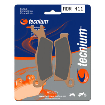 Plaquettes de frein moto Tecnium Tecnium MOR411 métal fritté Plaquettes de frein moto Tecnium Tecnium MOR411 métal fritté