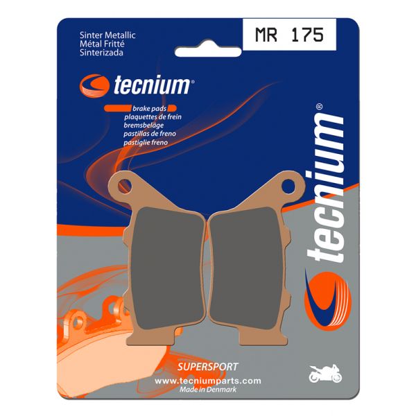 Plaquettes de frein moto Tecnium Tecnium MR175 métal fritté Plaquettes de frein moto Tecnium Tecnium MR175 métal fritté