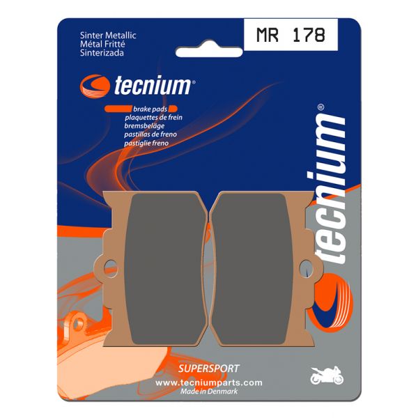 Plaquettes de frein moto Tecnium Tecnium MR178 mtal fritt