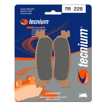 Plaquettes de frein moto Tecnium Tecnium MR228 métal fritté Plaquettes de frein moto Tecnium Tecnium MR228 métal fritté